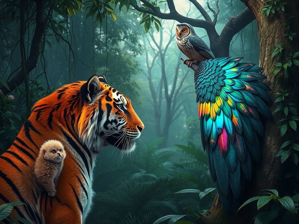性格测试老虎孔雀考拉猫头鹰