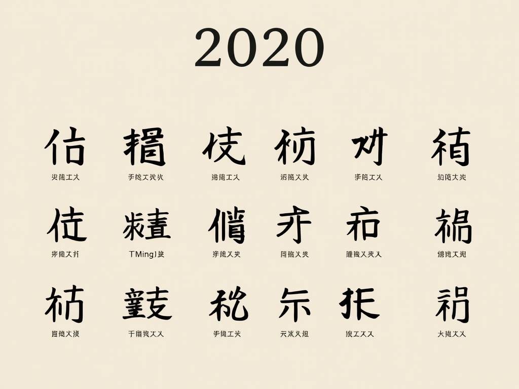 定字名字大全男孩2020