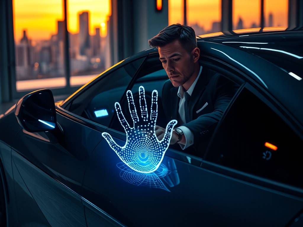 汽车手纹怎么锁车