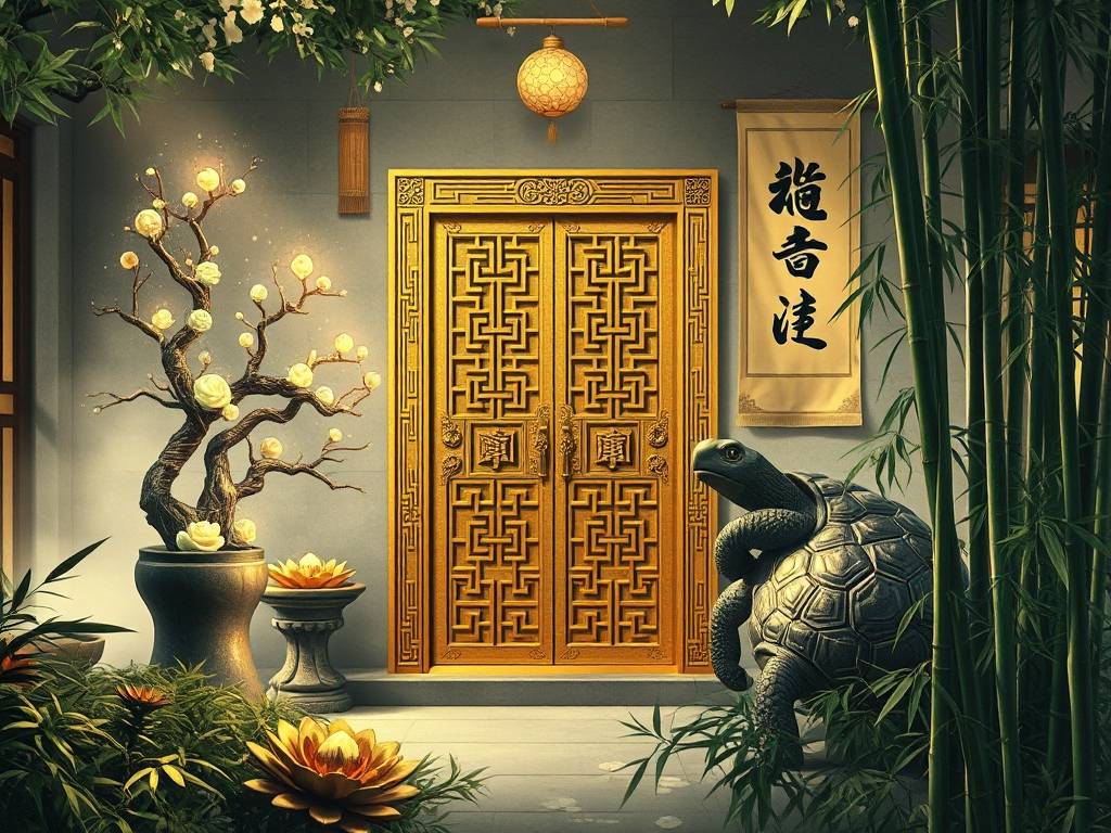 黄金风水招财图片
