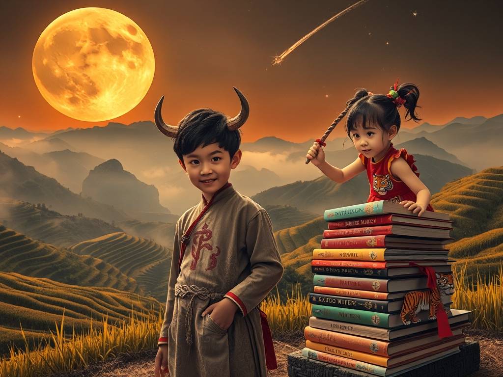 属牛和属虎的孩子
