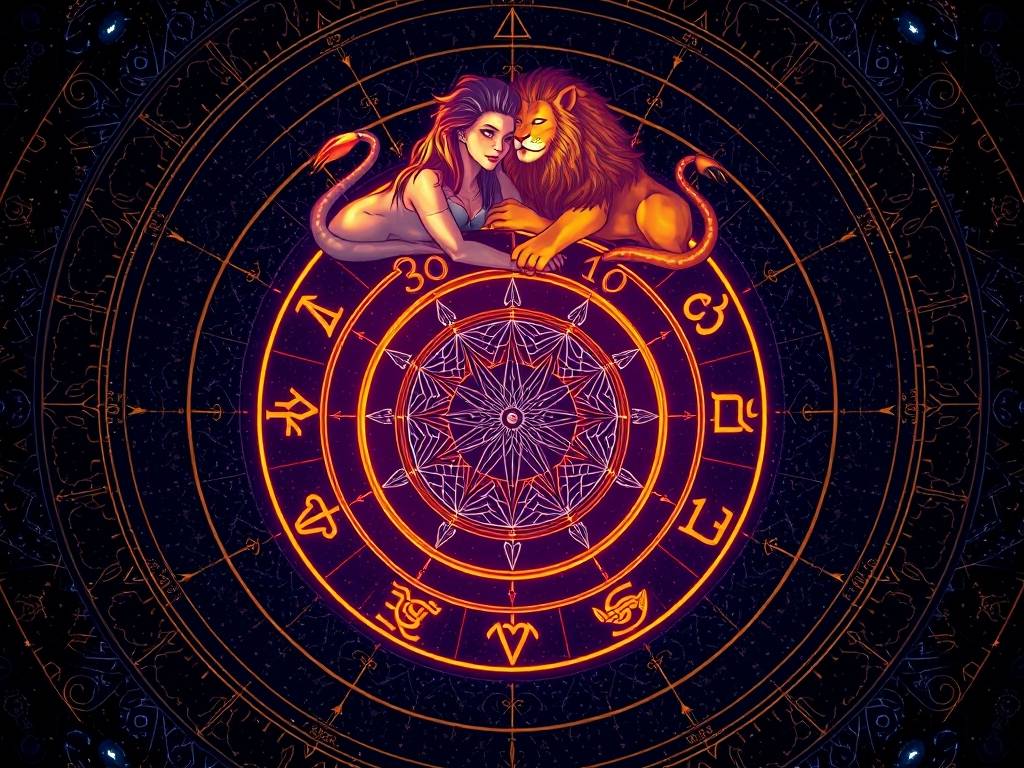 巨蟹座狮子座星盘配对表图片