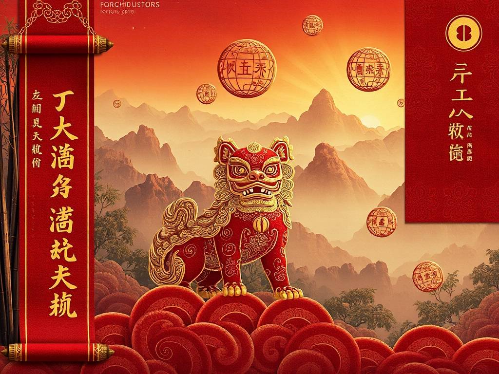风水招财挂图图片大全