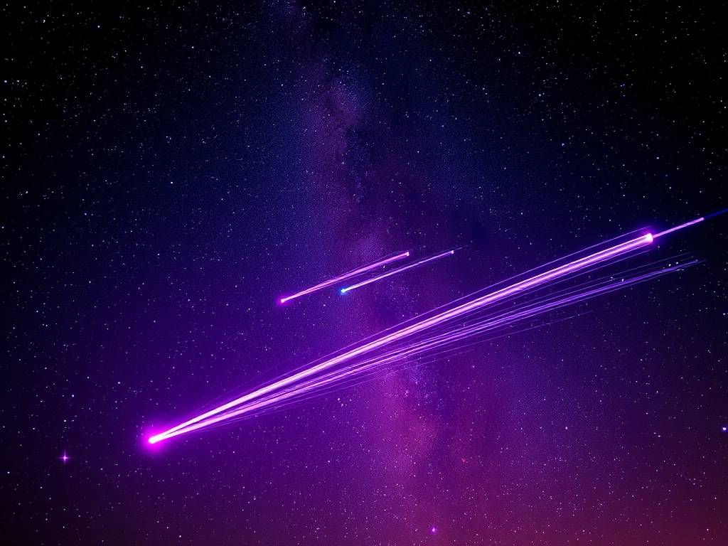 狮子座流星雨真实图片