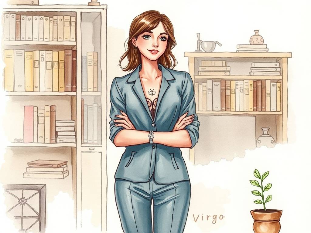 纹身的处女座女生性格分析图