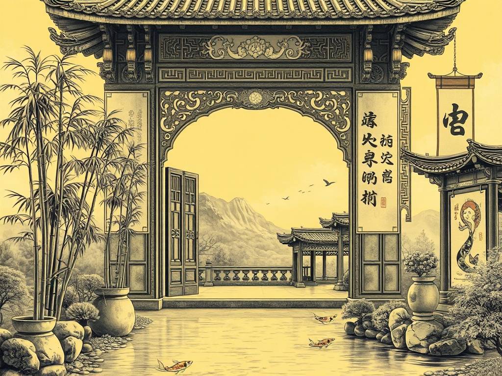 装修拱形门的风水禁忌图