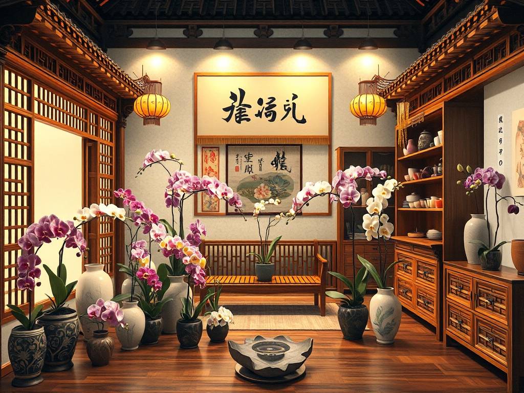 兰花店铺装修图