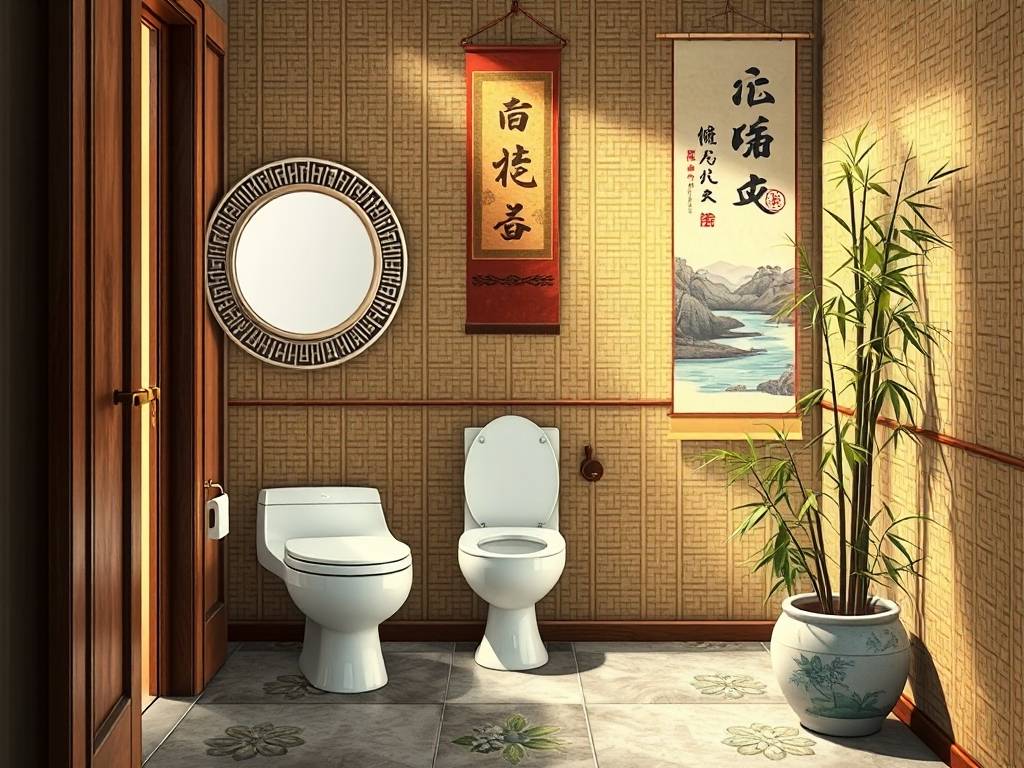 卫生间进门位置风水图解