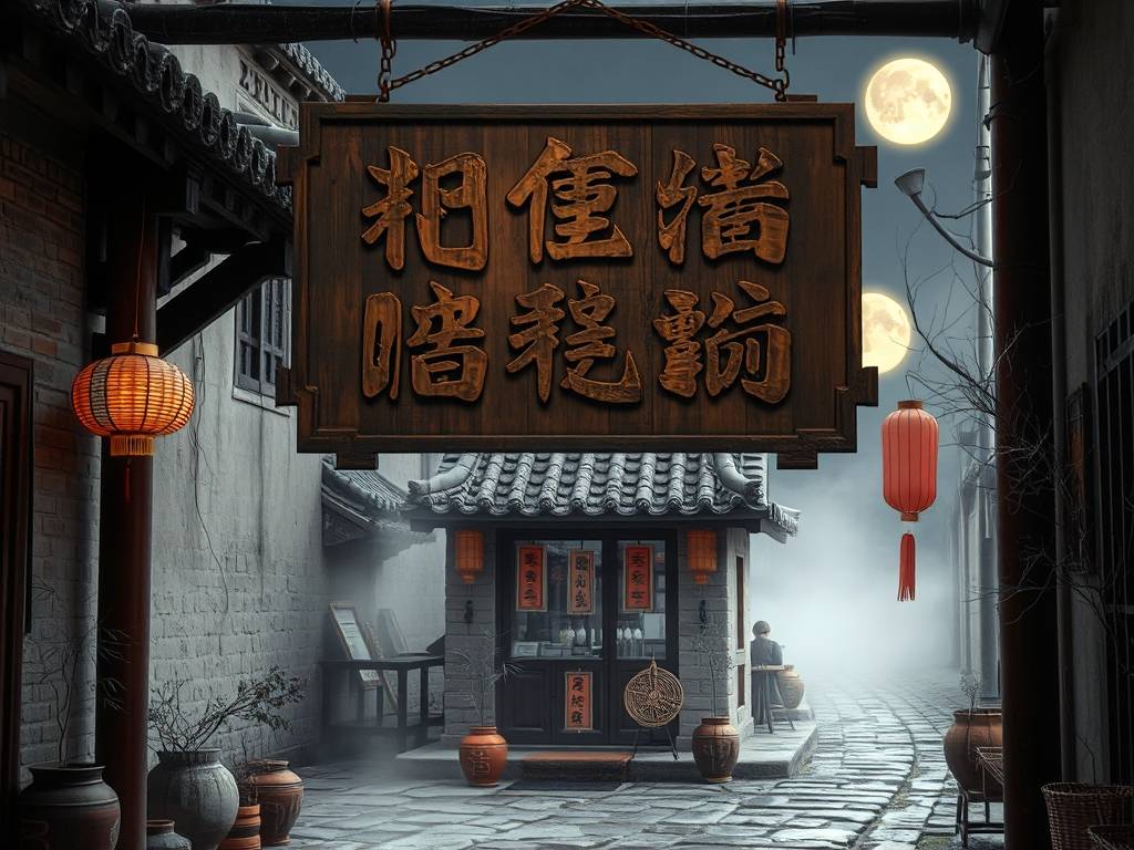 八字招牌图片大全