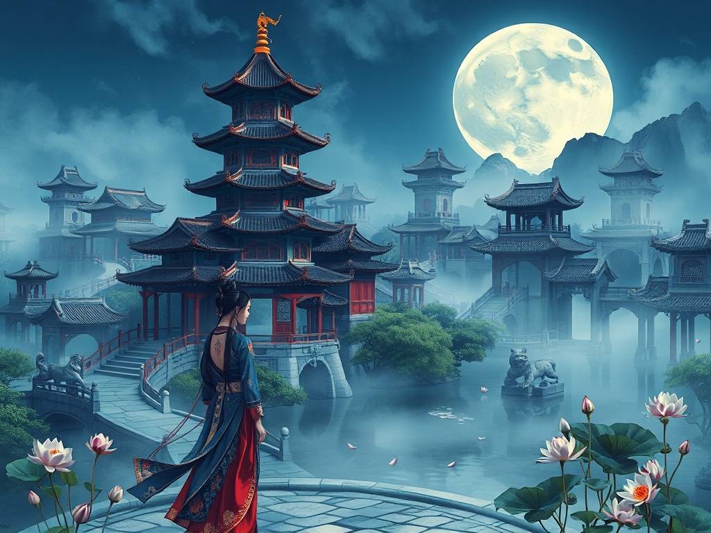梦见古建筑群房子