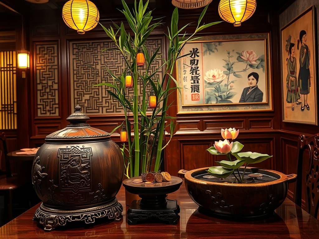 餐厅聚财风水摆放图片