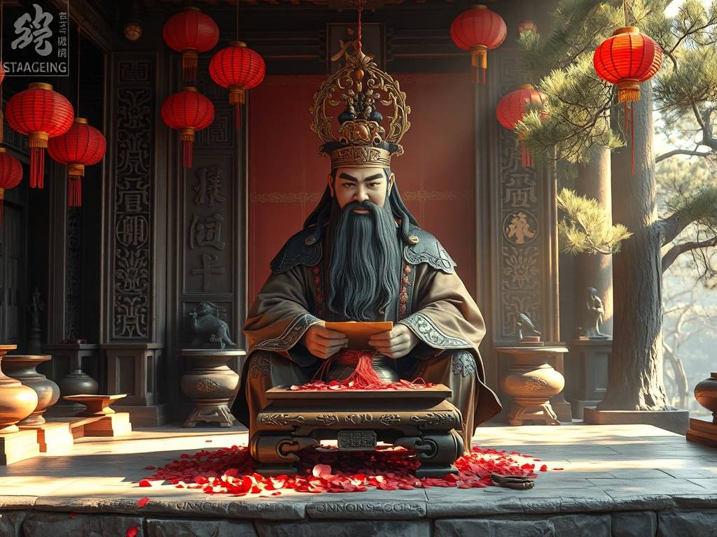 关帝灵签100签解签全解免费抽签