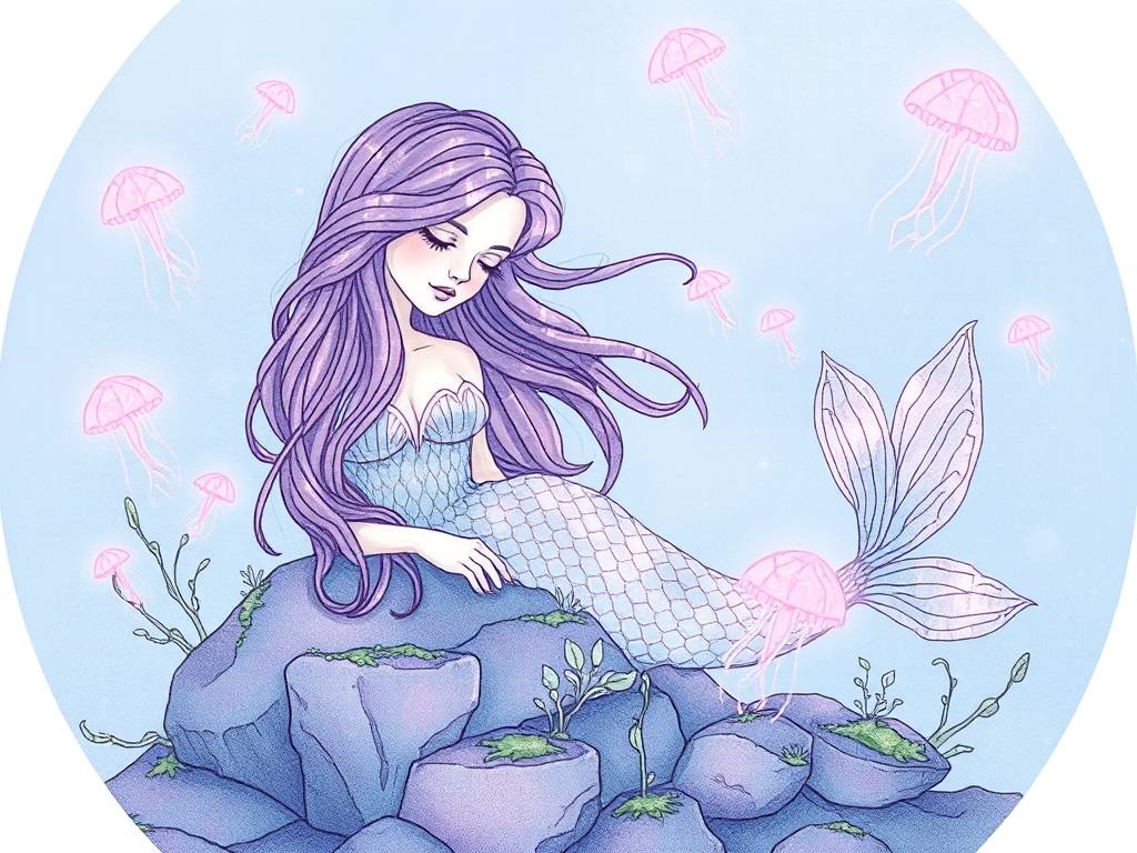 双鱼座画像简笔画