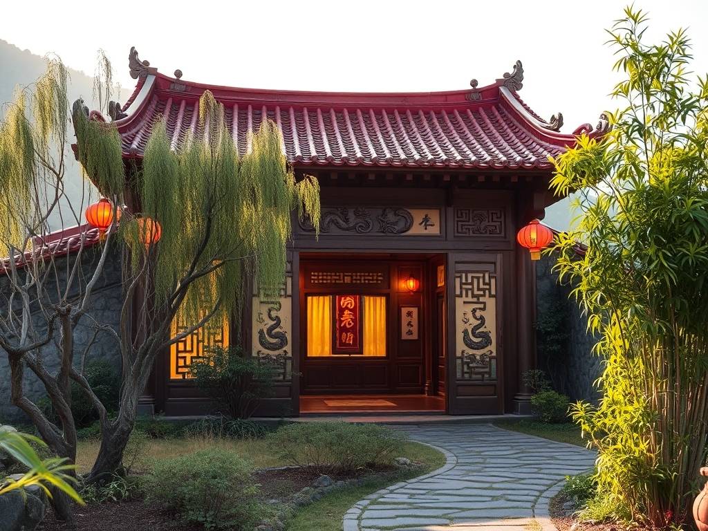 龙脉附近住阳宅