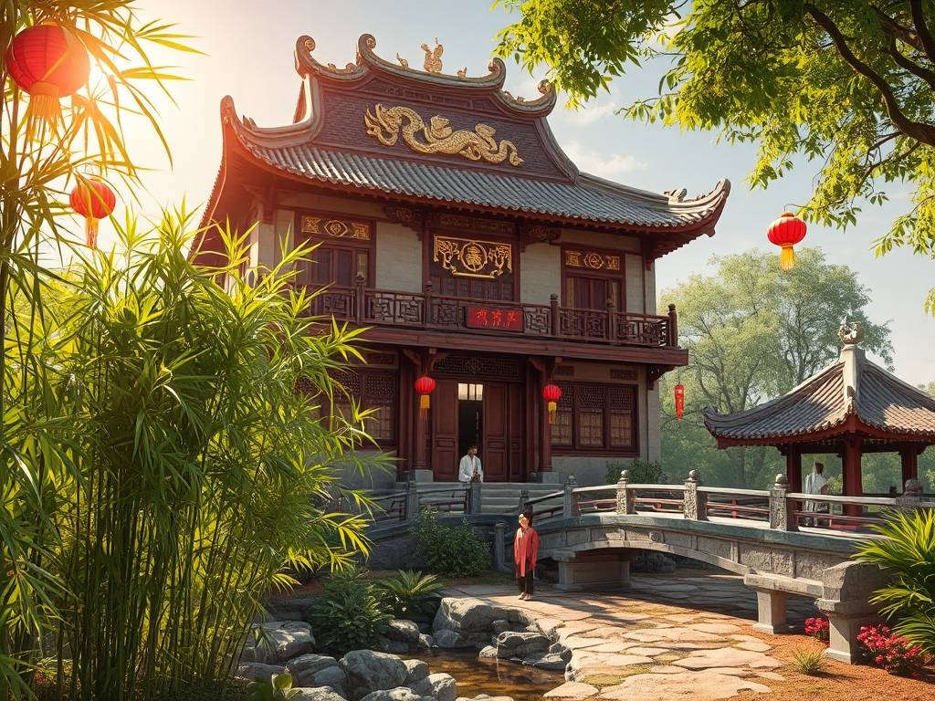 龙脉附近住阳宅