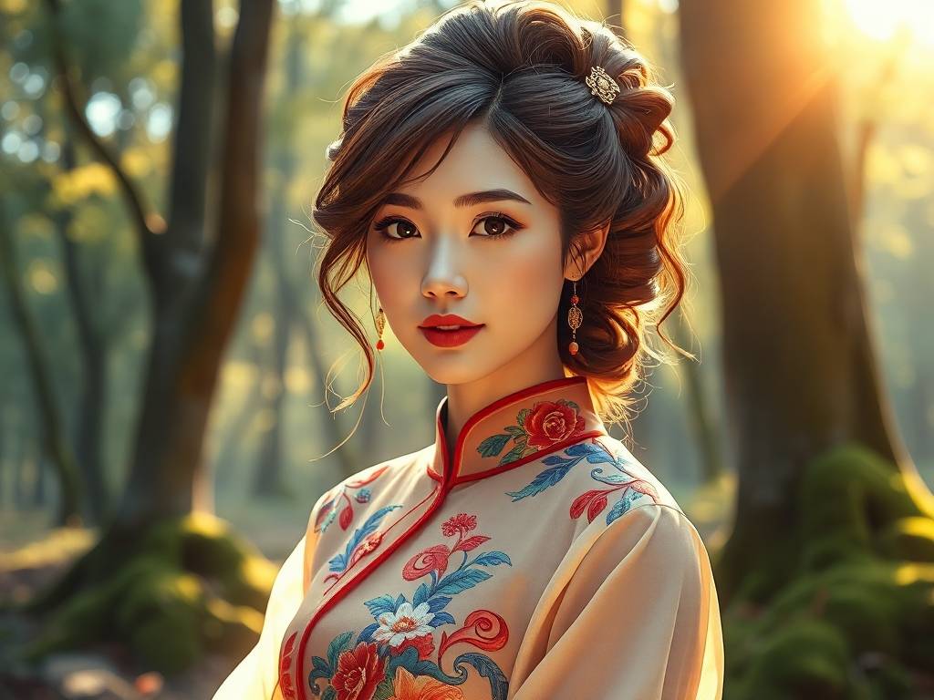 属马烫卷发