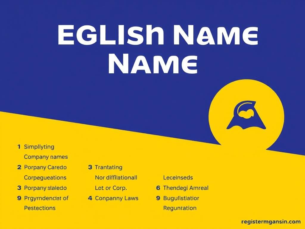 公司英文名称注册要求