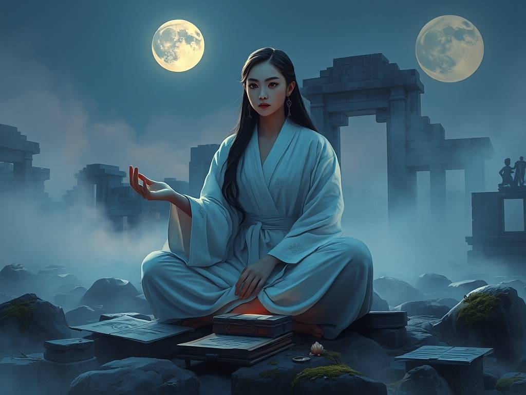 梦见鬼神之类的东西然后我念咒语
