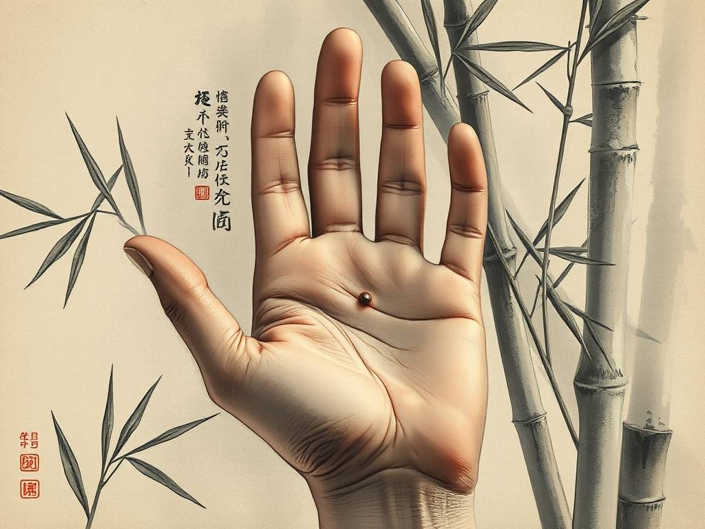 左手痣相图