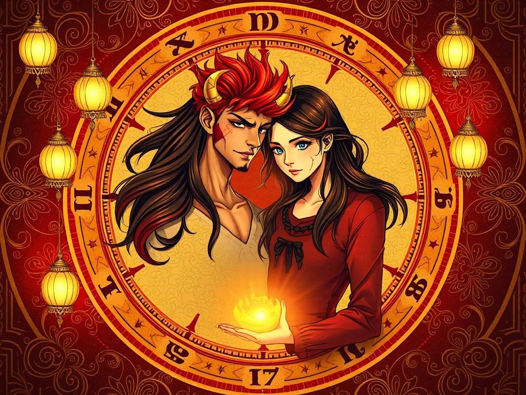 白羊座婚姻配对表图片大全