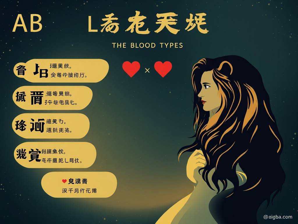 狮子座ab型血男性格喜欢的女生类型