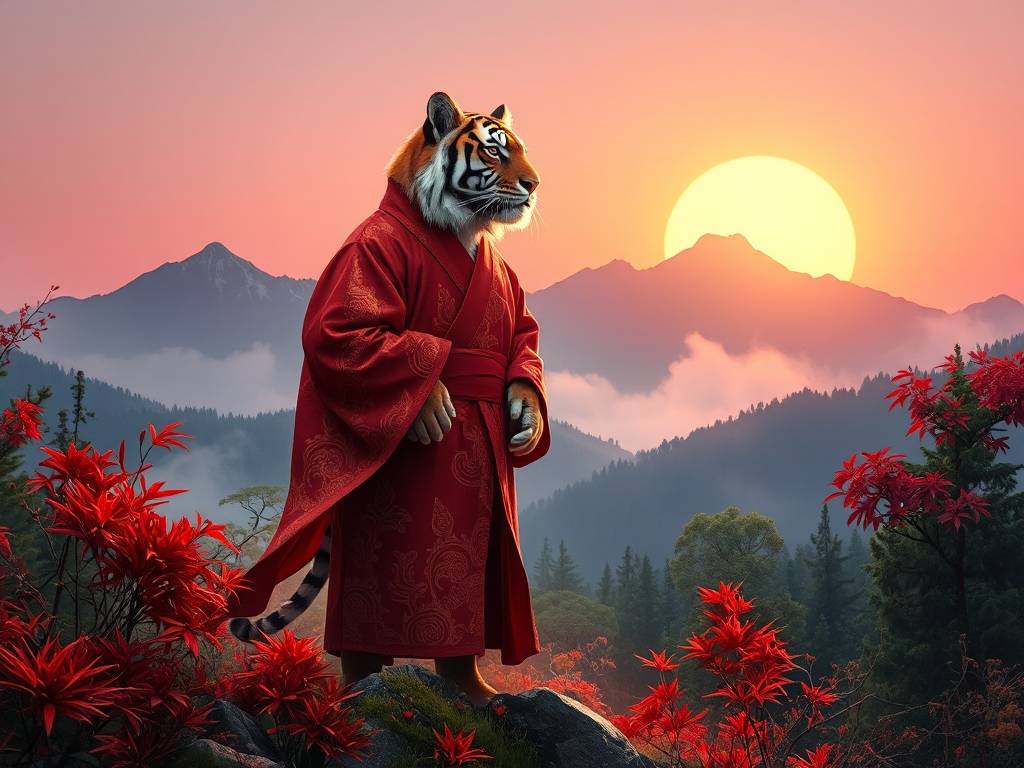 属虎的人适合的颜色