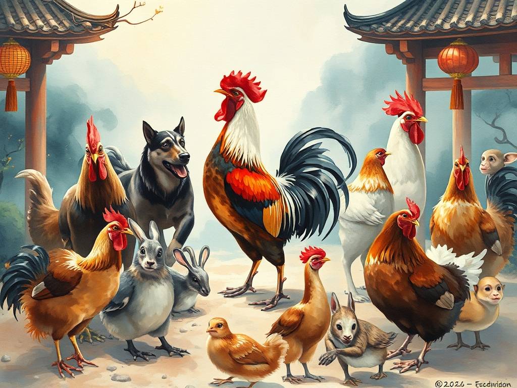 鸡的三合和六个合生肖贵人