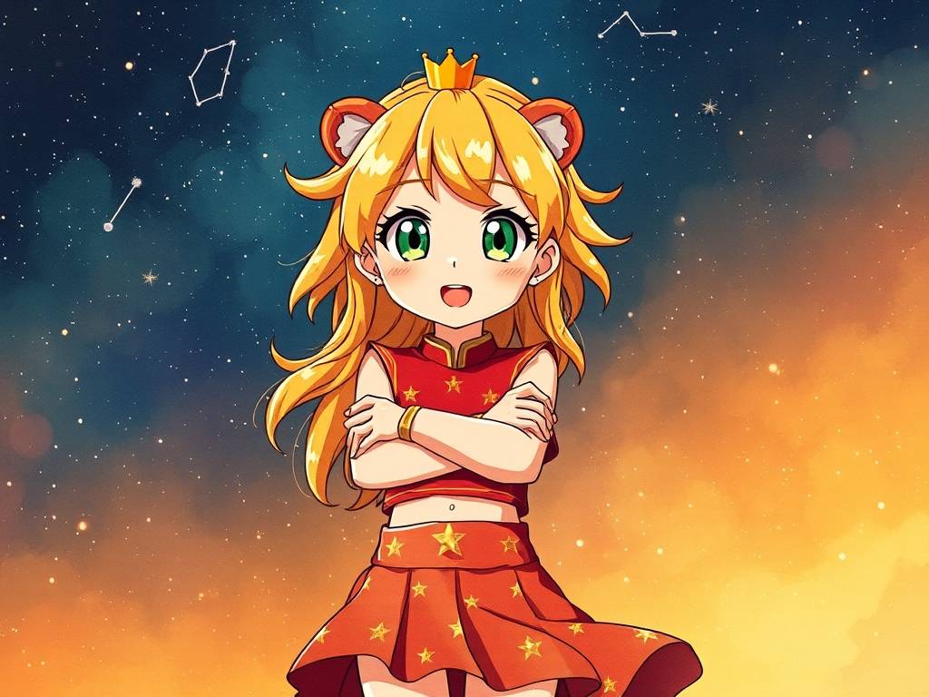 头像女生动漫 12星座狮子座