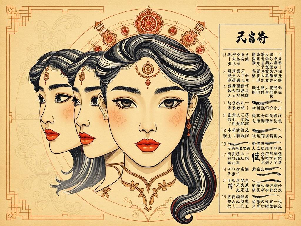 面相十二宫图眉毛图解女人