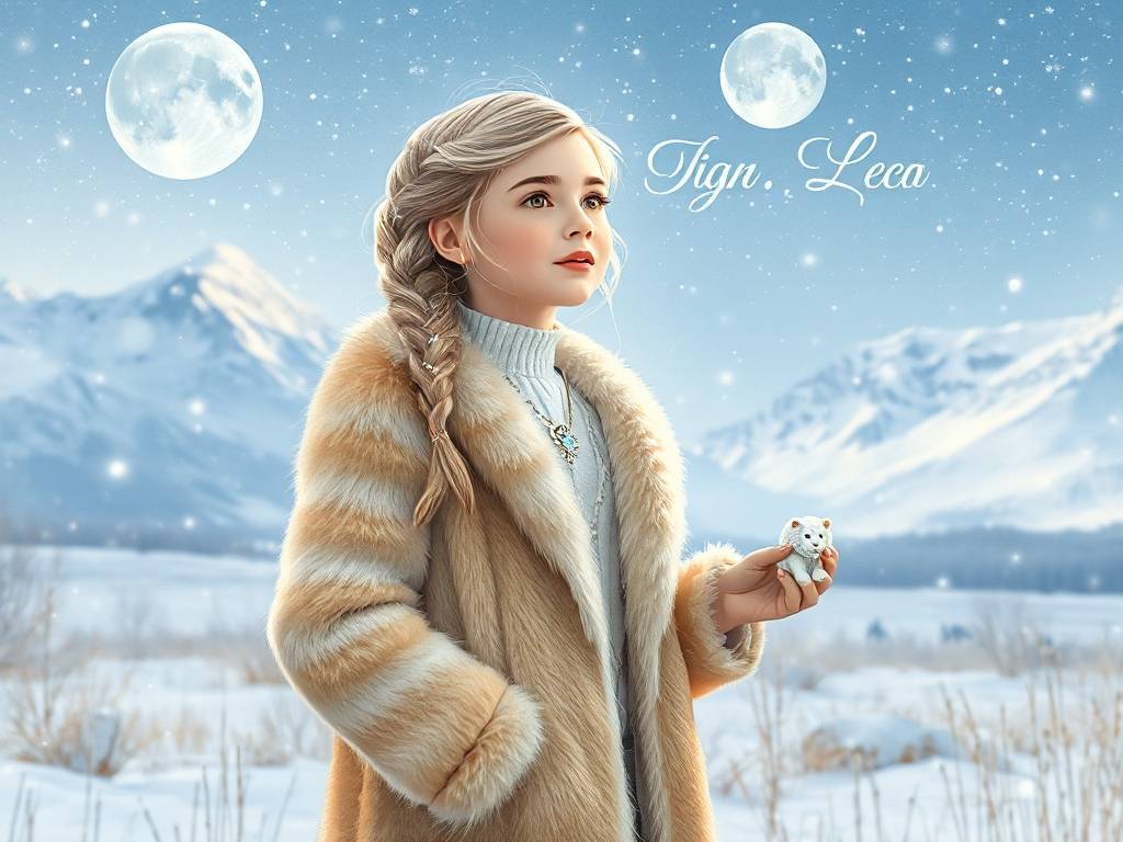 关于雪狮子座配对图片女孩的信息