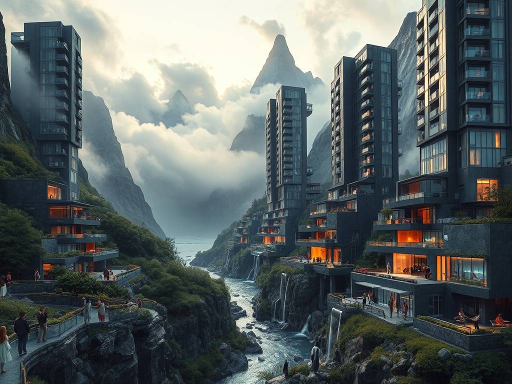 梦见高山上建了很多高楼