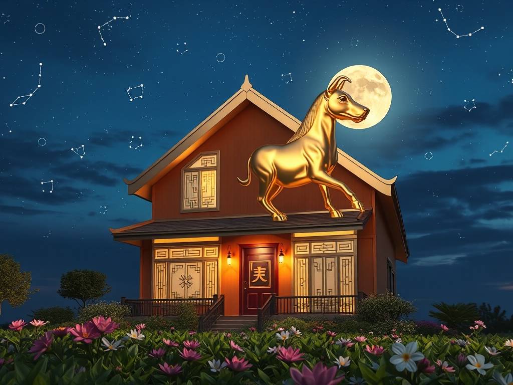 生肖狗摩羯星座屋