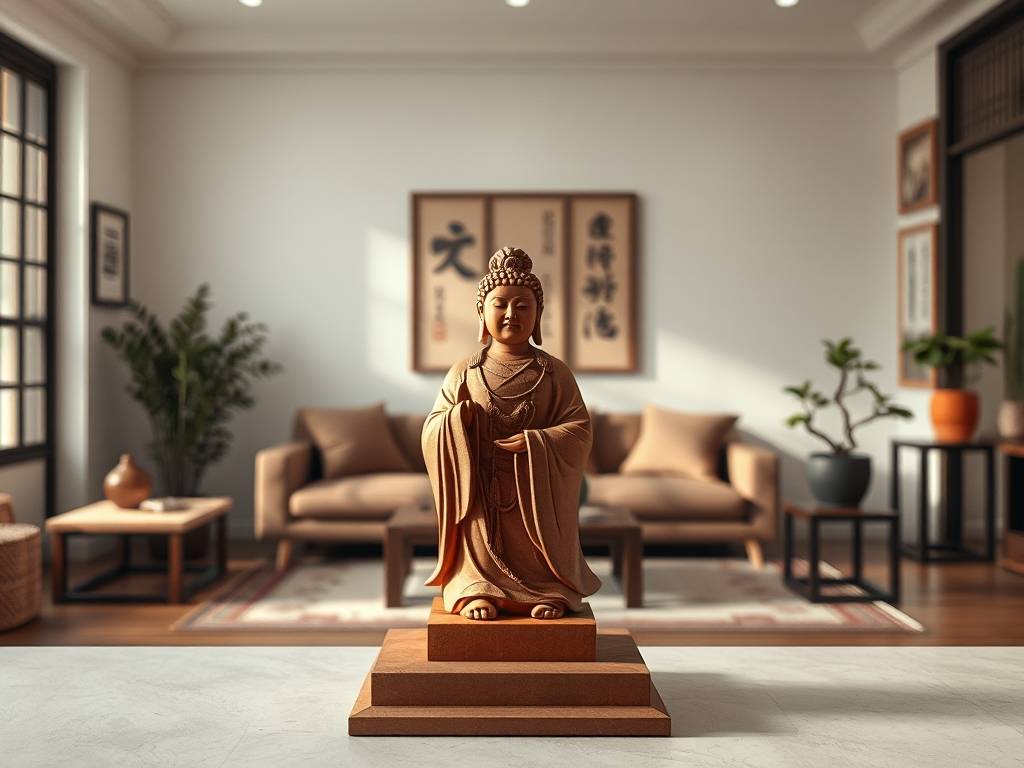 泥人放在家哪个位置