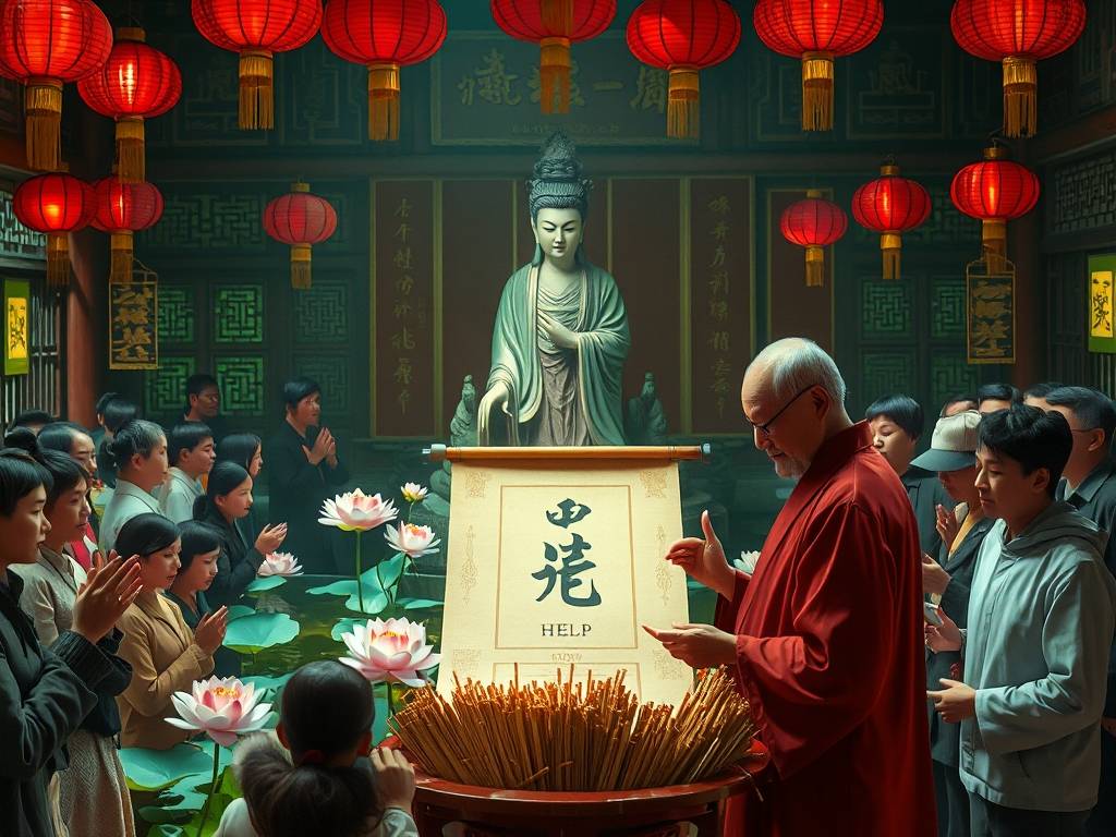 免费抽签观音灵签解签签抽签孟繁岐