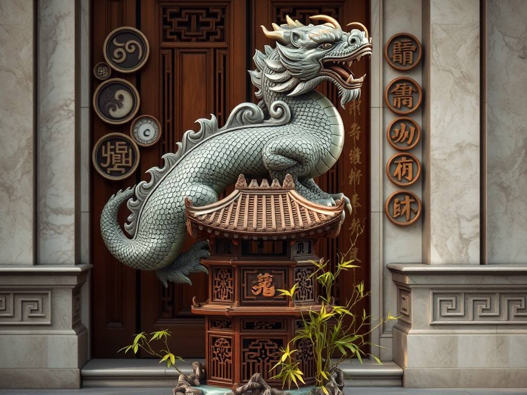 公司门口风水物用什么好