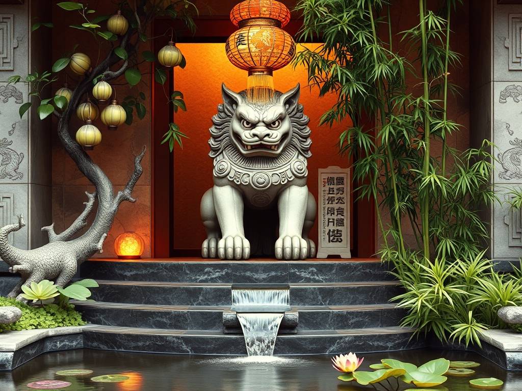 公司门口风水物用什么好