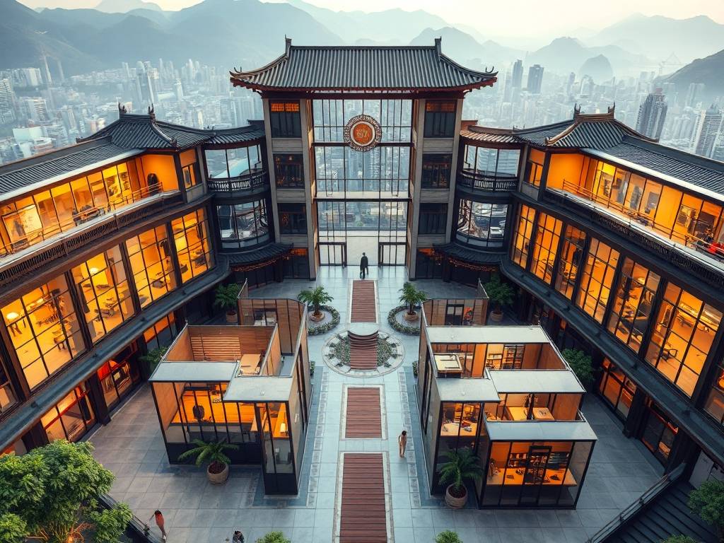 重庆办公楼风水布局案例图