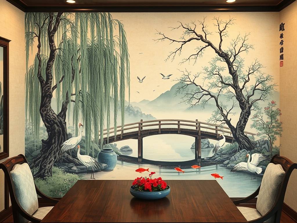 居家饭厅挂什么字画