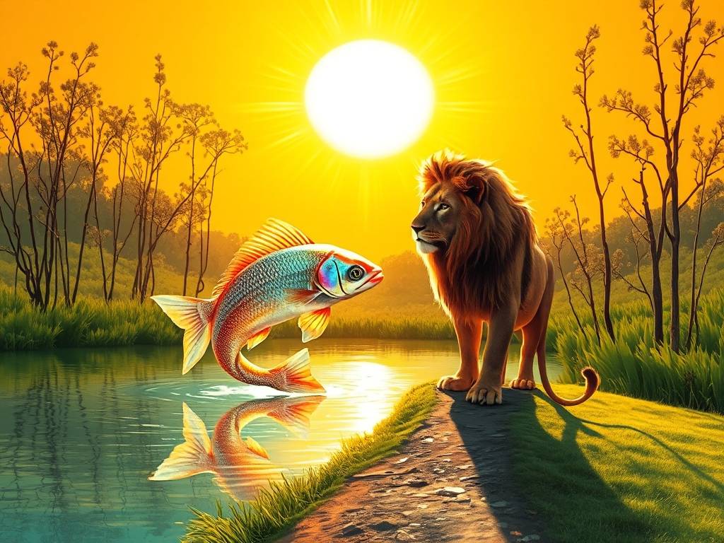 双鱼爱狮子还是狮子爱双鱼