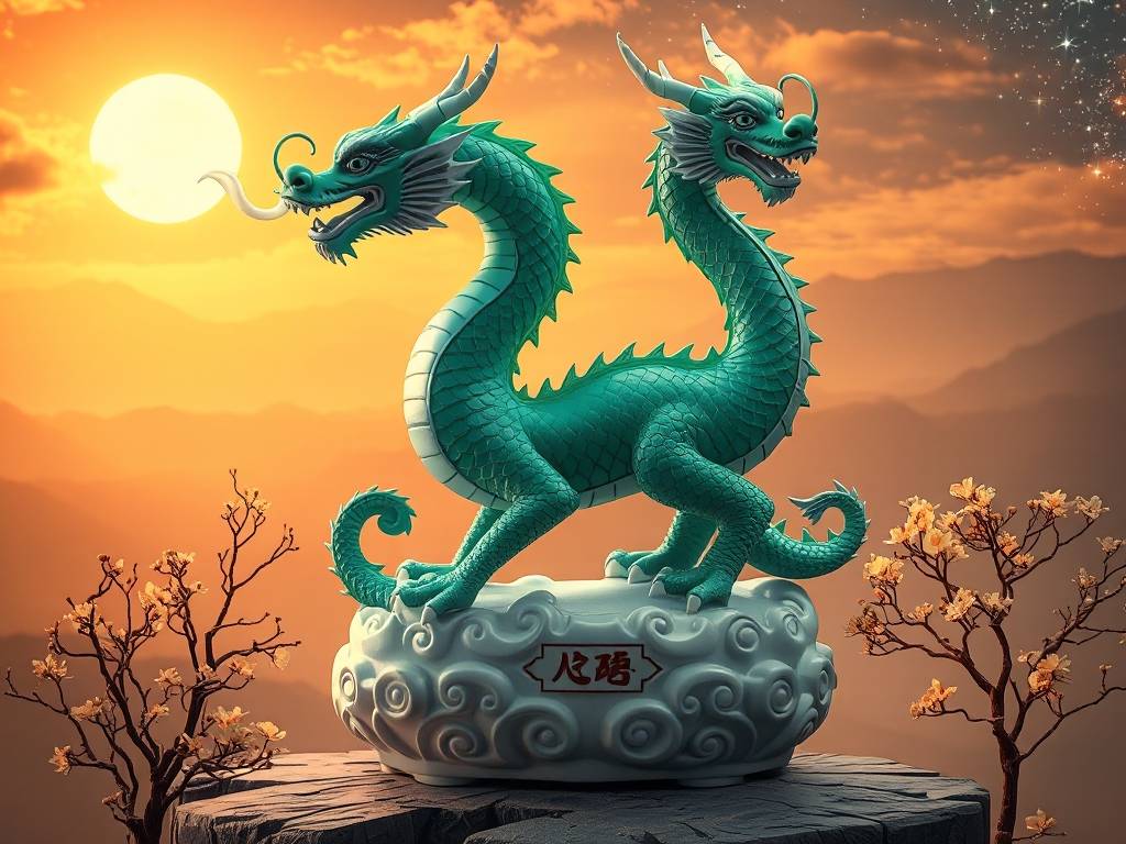 辰龙风水摆件图片