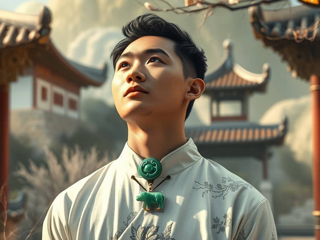 属牛的男生戴什么翡翠玉吊坠