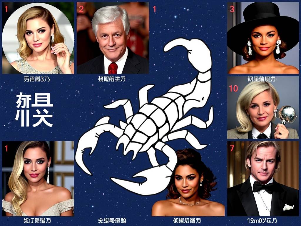 天蝎座明星的名单