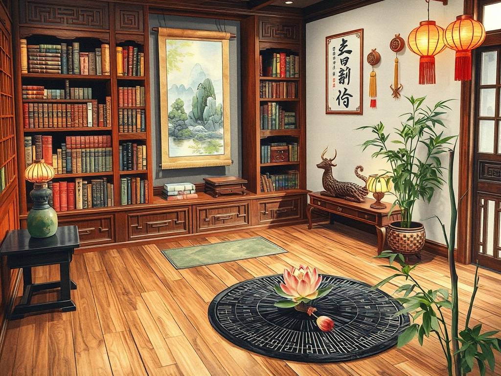 东营书房风水布局图