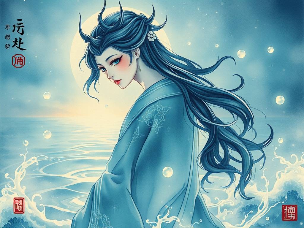 双鱼座星座头像古风