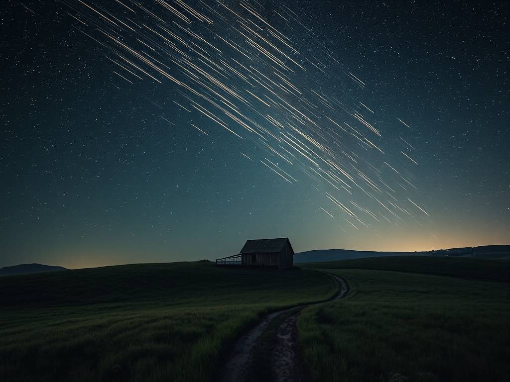 处女座流星雨长什么样子
