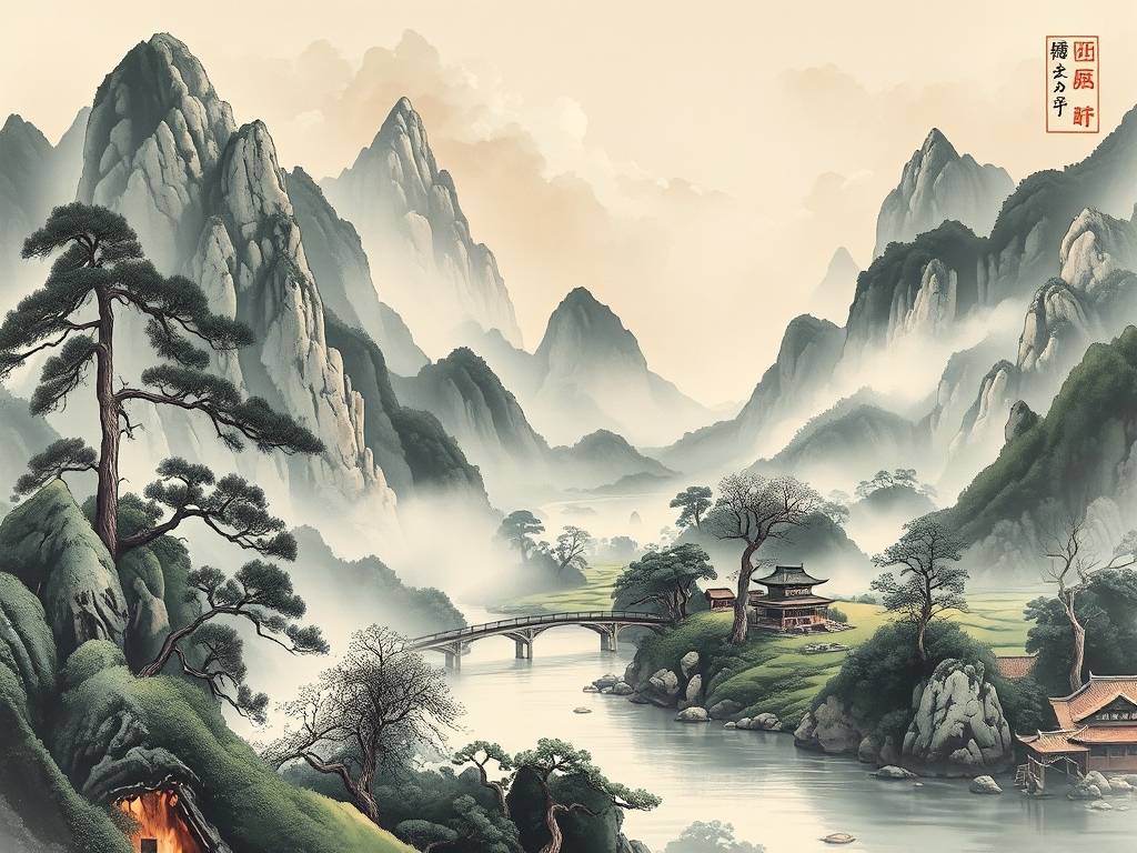 适合挂在客厅的国画装饰画