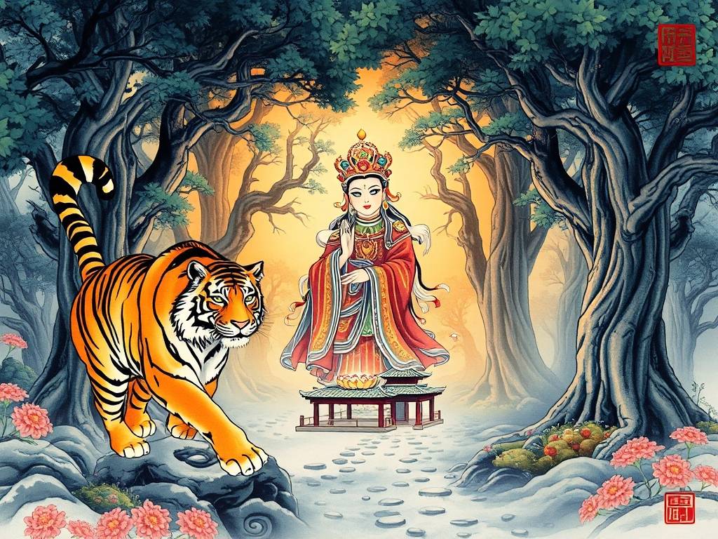 属虎配什么观音