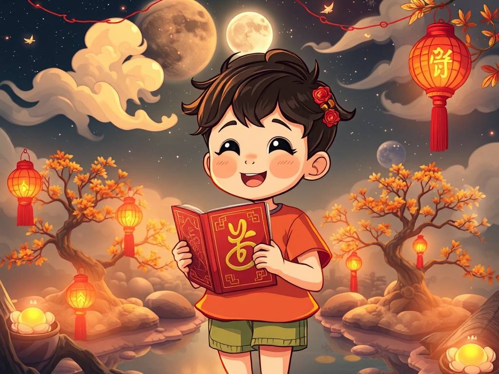 姓名测字图片卡通版可爱版