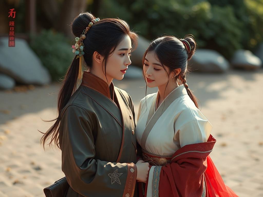 月下看美女是什么意思