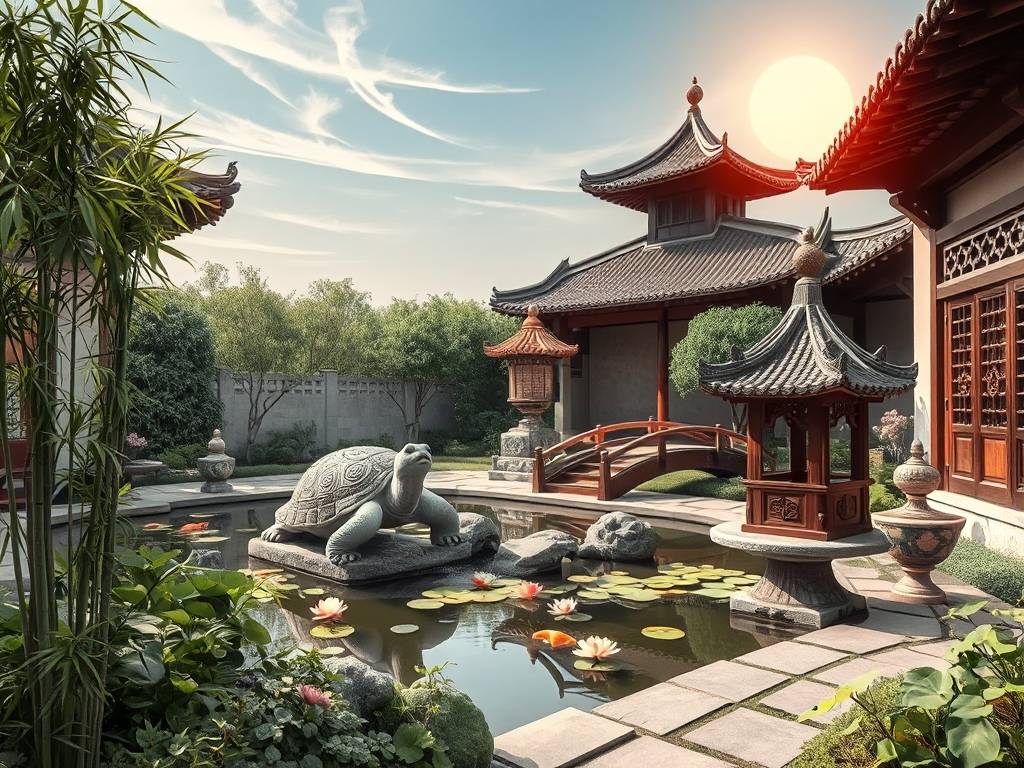 庭院风水摆件